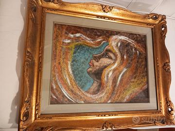 Quadro originale MARIOLINO da CARAVAGGIO 1972