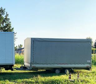 RIMORCHIO CENTINATO PEDRETTI 5mt CASSONE