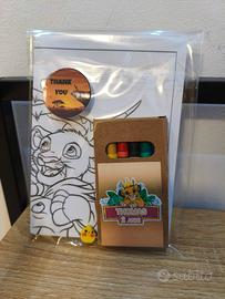 kit colori gadget festa compleanno re leone € 1.60