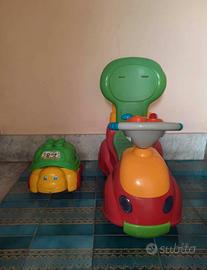 Triciclo  chicco + tartaruga con contenitore