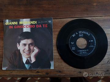 45 giri Gianni Morandi In ginocchio da te
