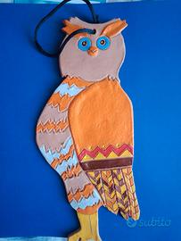 gufo ceramica artigianale 