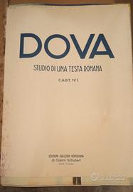 4 Litografie Gianni Dova Studio di Una Testa 1978