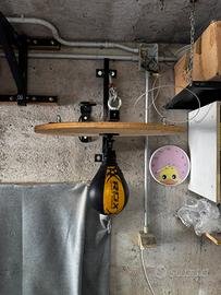 Speed Bag con Struttura da Parete Professionale