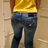 Top Luisa Spagnoli e Jeans Armani Jeans