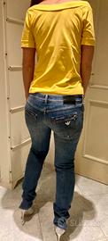 Top Luisa Spagnoli e Jeans Armani Jeans