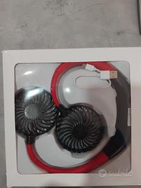 ventilatore portatile da collo con cavo usb
