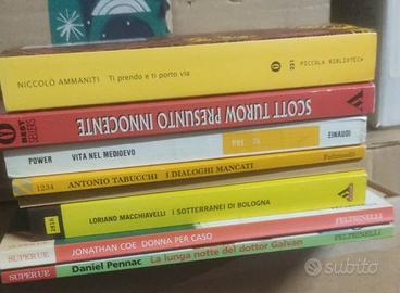 Ammaniti,Turow,Tabucchi,Coe,Pennac,Power,Brizzi