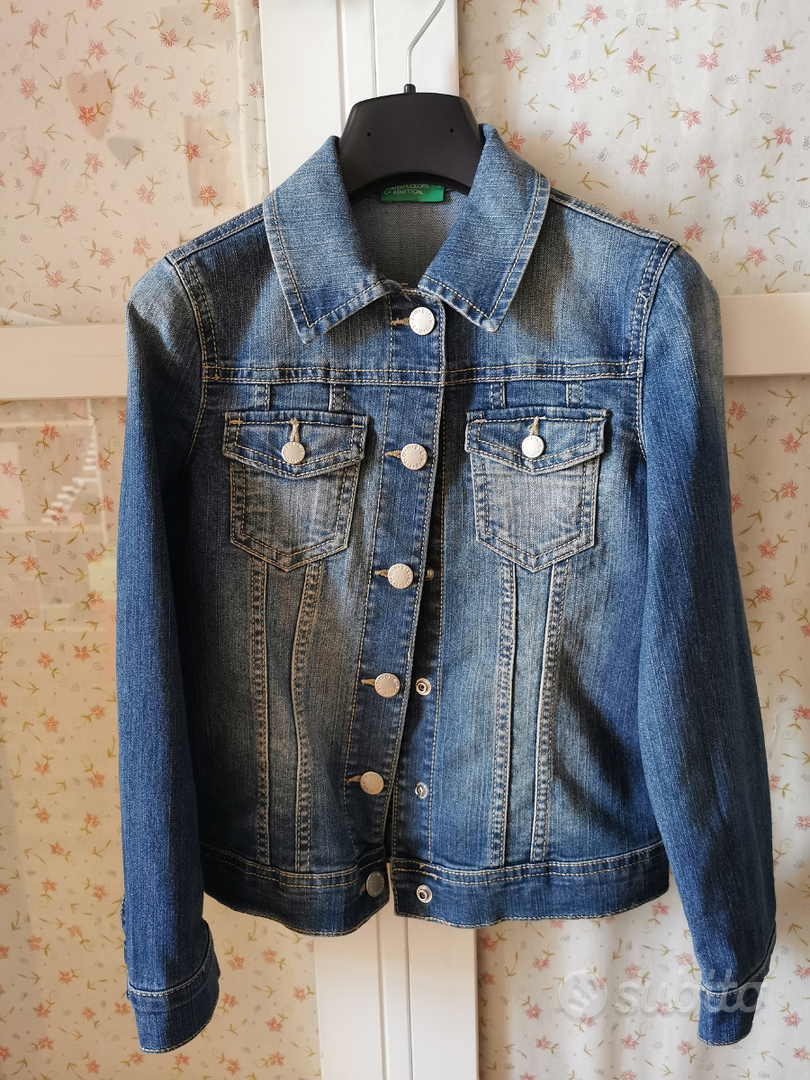 Giubbotto jeans 2025 benetton bambina