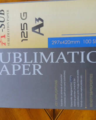 Carta sublimatica A- SUB