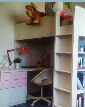 letto a soppalco Smastad Ikea