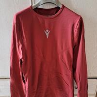 maglia termica calcio fitness Macron taglia L XL