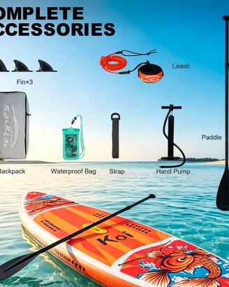 Sup Karpa Koy nuovo Professionale 3 pinne 350 cm