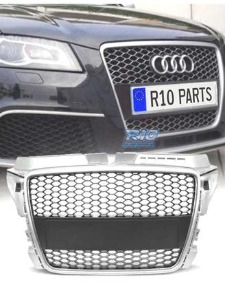 GRIGLIA AUDI A3 8P 08-12 LOOK RS3 GRIGIO CHIARO