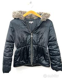 🖤 Piumino Junior Gaultier Nero con Pelliccia 🌨️