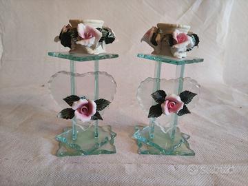 Portacandele in vetro