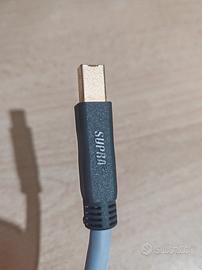 Cavo USB Hi-Fi Supra USB 2.0 A-B (0.7m) 