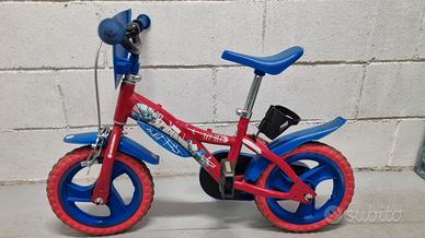 bicicletta bambino bici spiderman 