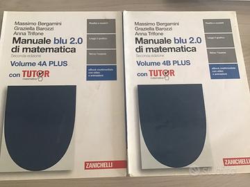 Manuale blu 2.0 di matematica Volume 4A e 4B Plus