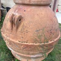 Orcio anfora  coppo terracotta fine 1800 h105 cm