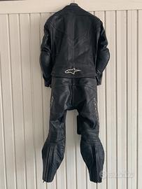 Tuta Moto Alpinestars divisibile in pelle Tg 52