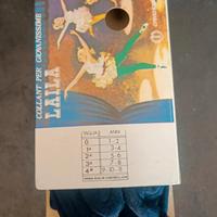 12 collant per bambine colore blu tg 3 