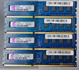 4x 2GB memorie RAM  1333Mhz