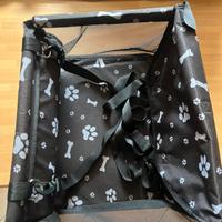 Trasportino per auto per cani