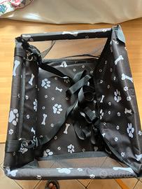 Trasportino per auto per cani