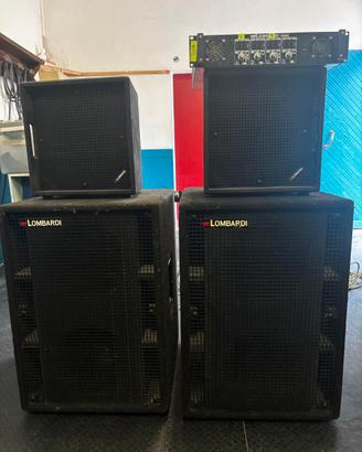 Impianto passivo completo Lombardi + ampli