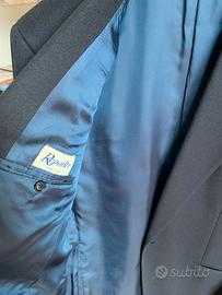 giacca Reporter in panno blù