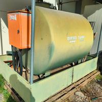 Cisterna Gasolio AMA con Gruppo Pompa e Contalitri