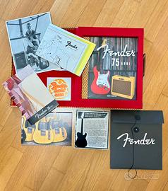 Fender 75 anni libro da collezione cofanetto