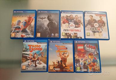 Lotto sette giochi psvita (Batman,Spiderman..)