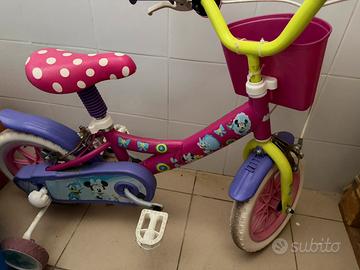 Disney 13126 Minnie-Bicicleta 12'', Multicolore,