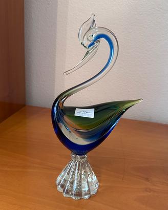 Cigno in vetro di Murano