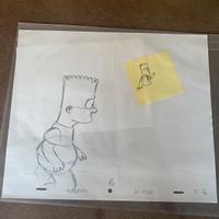 Grafica Bart Simpson originale matita