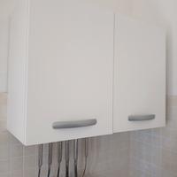 Pensile scolapiatti bianco