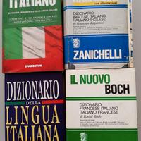 Dizionari di italiano, francese, inglese