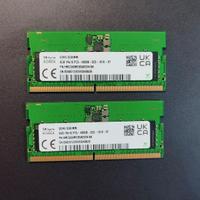 Hynix DDR5 SO-DIMM 16 GB (2x8Gb) 4800 per Laptop