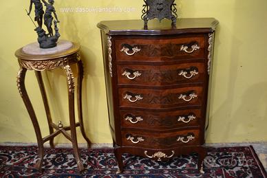 Cassettiera – cinquino stile Luigi XV