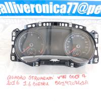 5G1920741A QUADRO STRUMENTI VW GOLF 7 2016