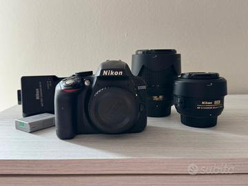 📸 Nikon D3300 + 18-105mm & 35mm f/1.8