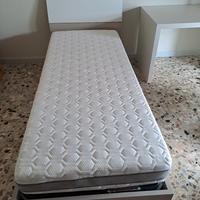 Letto contenitore singolo più materaso 