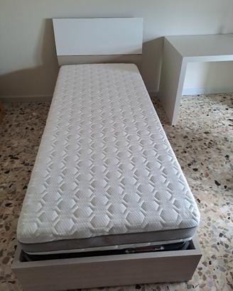 Letto contenitore singolo più materaso 