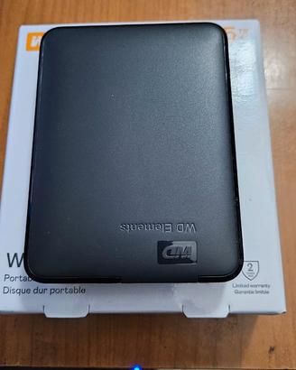 WD Elements 5TB Come nuovo, 40 accensioni