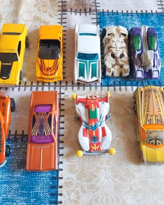 Lotto 9 Macchinine Hot Wheels Batmobile DC Vintage