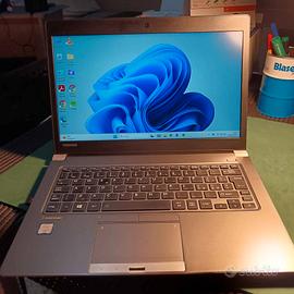 Notebook Toshiba portege ram 16 gb ssd 256 gb wind