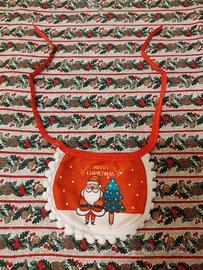 Bavaglino per Natale doppia faccia