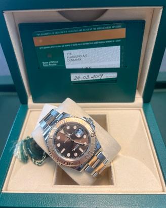 Rolex yacht master 116621 chocolate 2019 full